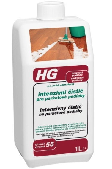 HG intenzivní čistič pro parketové podlahy 1l