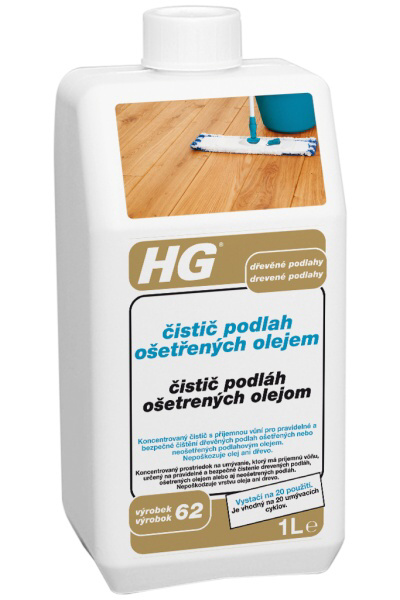 HG čistič podlah ošetřených olejem 1l