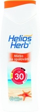 Helios Herbal mléko na opalování OF 30 200 ml
