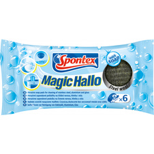 Spontex Magic Hallo Abrazivní saponátové polštářky 6 ks