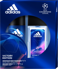 Adidas Uefa Champions League Victory Edition Deodorant sklo pro muže 75 ml + deospray 150 ml