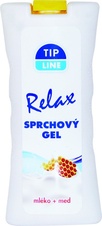 Tip Line Sprchový gel Relax Mléko + Med 500 ml