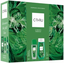 C-Thru Luminous Emerald Sprchový gel 250 ml + Deodorant 150 ml (dárková sada)
