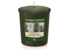 Yankee Candle Votivní svíčka Evergreen Mist 49 g