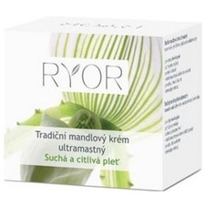 Ryor Tradiční mandlový krém ultramastný pro suchou a citlivou pleť 50 ml