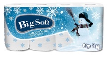 Big Soft Sněhulák Toaletní papír 8ks 3vrstvý