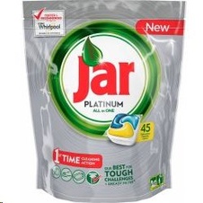 JAR Kapsle do myčky All in one Platinum Lemon 45 ks