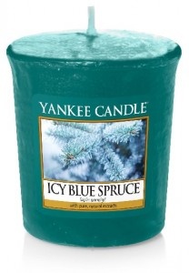 Yankee Candle Votivní svíčka Icy Blue Spruce 49 g