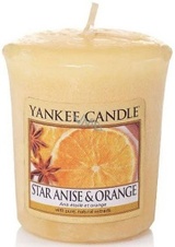 Yankee Candle Votivní svíčka Star Anise & Orange 49 g