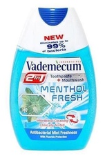 Vademecum 2in1 Menthol Fresh zubní pasta a ústní voda 75 ml