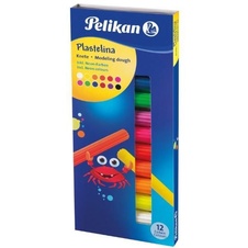 Pelikan Plastelína 12 barev Fluorescentní (modelovací hmota)