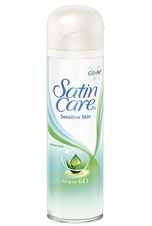 Gillette Gel na holení Satin Care Sensitive skin Aloe Vera 200ml