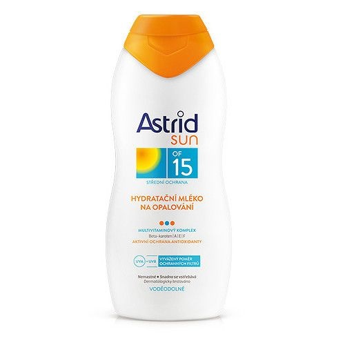 Astrid Sun Hydratační mléko na opalování OF15 spray 200 ml