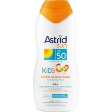 Astrid Sun OF50 Dětské mléko na opalování na obličej i tělo 200 ml