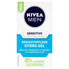 Nivea Pleťový gel Sensitive pro muže 50ml