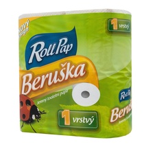 RollPap Toaletní papír Beruška 1-vrstvý, 36m, 4ks