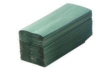 RollPap Papírové ručníky skládané Zelená 1-vrstvé, 250ks