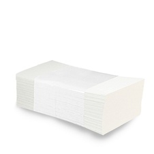 RollPap Papírové ručníky skládané Bílá 2-vrstvé, 150ks