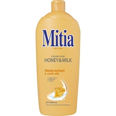 Mitia Soft Care Honey & Milk refill tekuté mýdlo 1 l