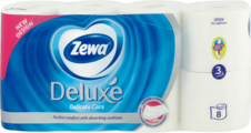 Zewa Deluxe Toaletní papír 8 ks Delicate Care 3-vrstvý
