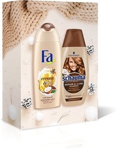 Fa Cream & Oil kakaové máslo s kokosovým olejem 250 ml + Schauma Repair & Care šampon 250 ml