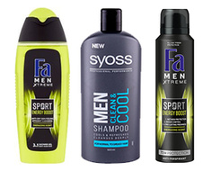Fa Men Sport Energy Boost sprchový gel 250 ml + deodorant 150 ml + Syoss Clean & Cool Men šampon 440