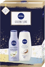 Nivea Coconut Care tělové mléko 200 ml + sprchový gel 250 ml dárková sada
