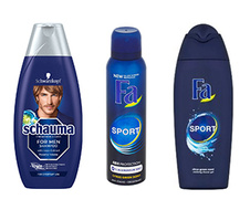 Fa Men Sport Shower Gel 250 ml + Fa Deodorant 150 ml + Schauma Men šampon 250 ml