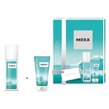 Mexx Ice Touch pro ženy parfémovaný deodorant sklo 75 ml + sprchový gel 50 ml (dárková sada)