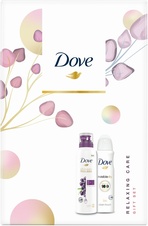 Dove Acai oil sprchová pěna 200 ml + Invisible Dry Clean Touch deospray 150 ml (dárková sada)