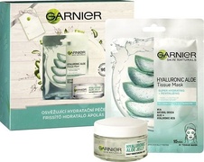 Garnier Skin Naturals Hyaluronic Denní krém Aloe Gel 50 ml + textilní maska 32 g (dárková sada)