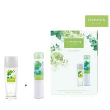 Chanson Original Parfémovaný deodorant ve skle 75ml + Antiperspirant 200ml (dárková sada)