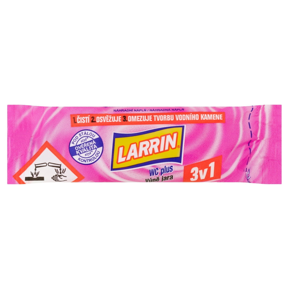 Larrin WC Plus náhradní náplň Vůně Jara 40 g