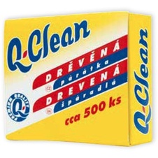 Q-Clean Dřevěná párátka 500ks