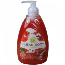 Clear Body tekuté mýdlo dávkovač Granátové jablko 500 ml