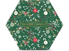 Yankee Candle Vánoční dárková sada 2021 18ks čajová svíčka + svícen