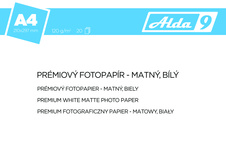 Fotopapír A4 120 g/m2, premium matný, bílý, 20 listů