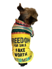 Kombinéza pro psa Freedom - Žlutá