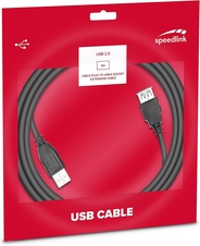 Speedlink USB 2.0 Extension Cable, 3m Basic (SL-170204-BK)