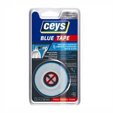 Ceys Páska lepicí Blue Tape 1.5m x 19mm oboustranná