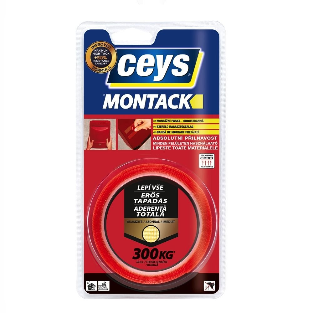Ceys Páska montážní Montack express 19 mm x 2,5 m