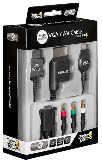 Under Control Multi VGA/AV PS3,X360,Wii,WiiU