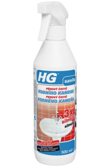 HG pěnový čistič vodního kamene 3x silnější 500 ml