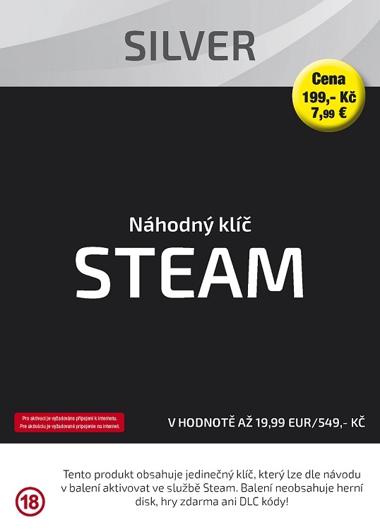 Náhodný klíč Steam Silver (PC)