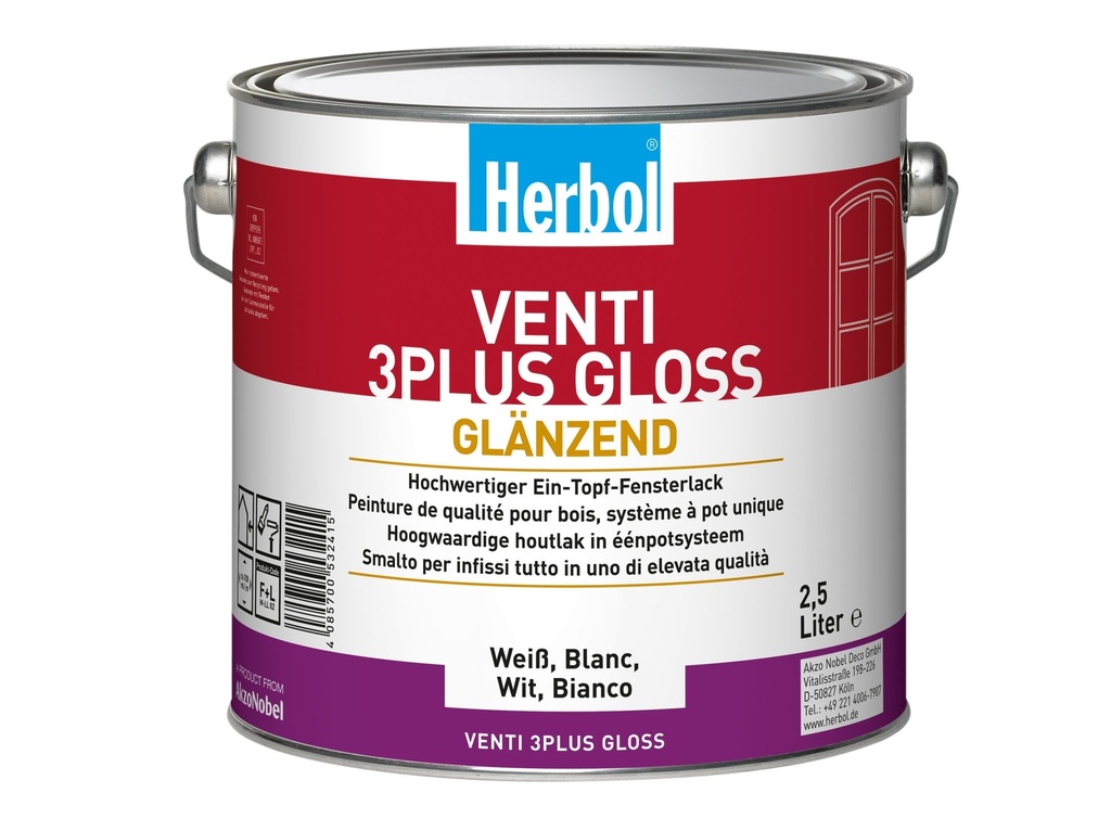 Herbol Venti 3 Plus Gloss 2,5l