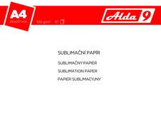 ALDA9 Sublimační transferový papír A4, 100g/m2, 100 listů