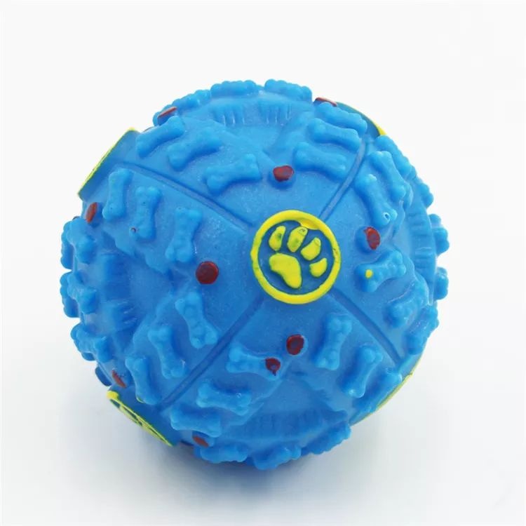 Plastový míček ChewFood Modrý