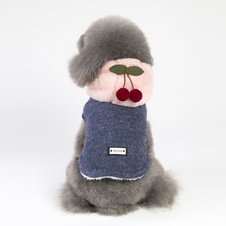 Zateplený kabát pro psa s kapucí - Růžová