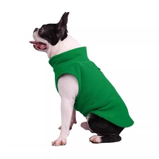 Fleece mikina pro psa s poutkem - Zelená