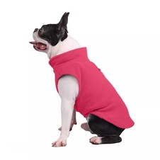Fleece mikina pro psa s poutkem - Růžová